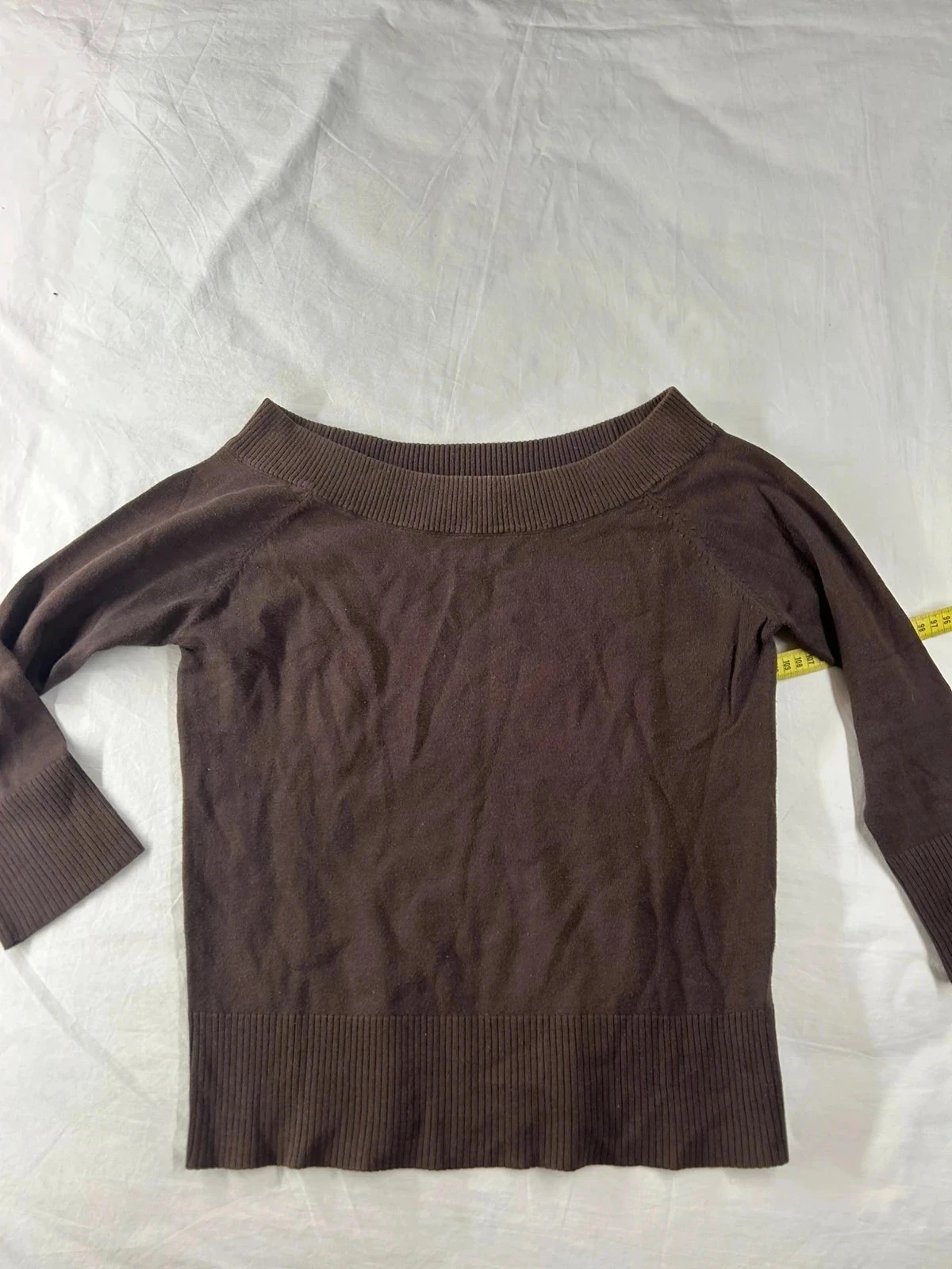 Blouse 3/4 marron h&m